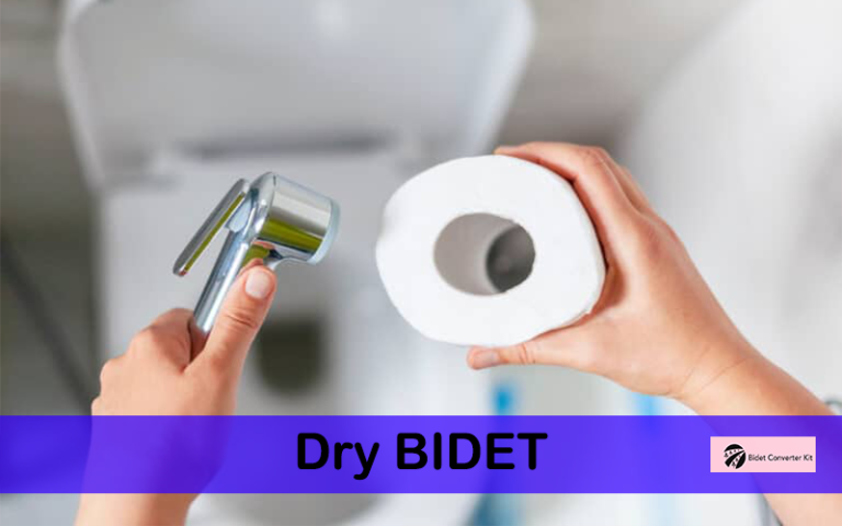 dry bidet after using