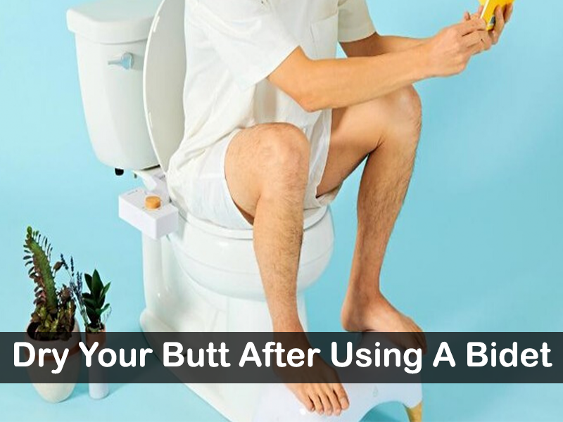 dry your butt after using bidet