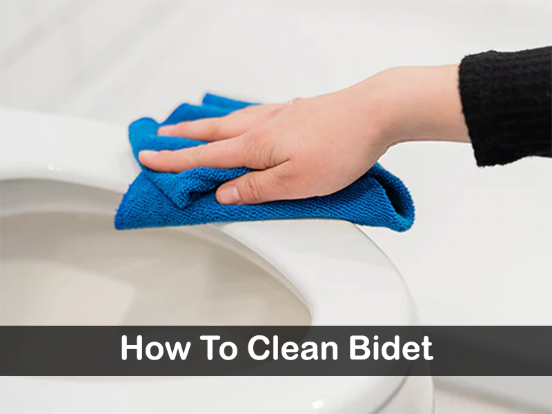 how to clean bidet