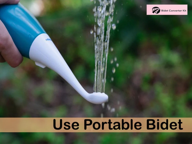 how to use portable bidet
