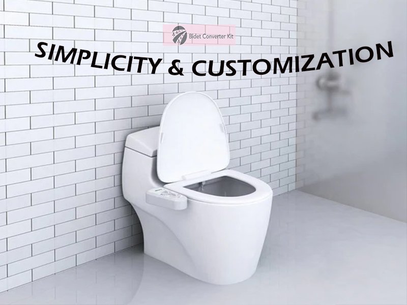 simplicity and customization in bidet